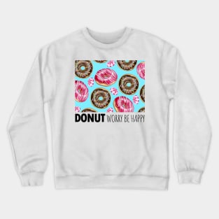 Donut lovers print Crewneck Sweatshirt